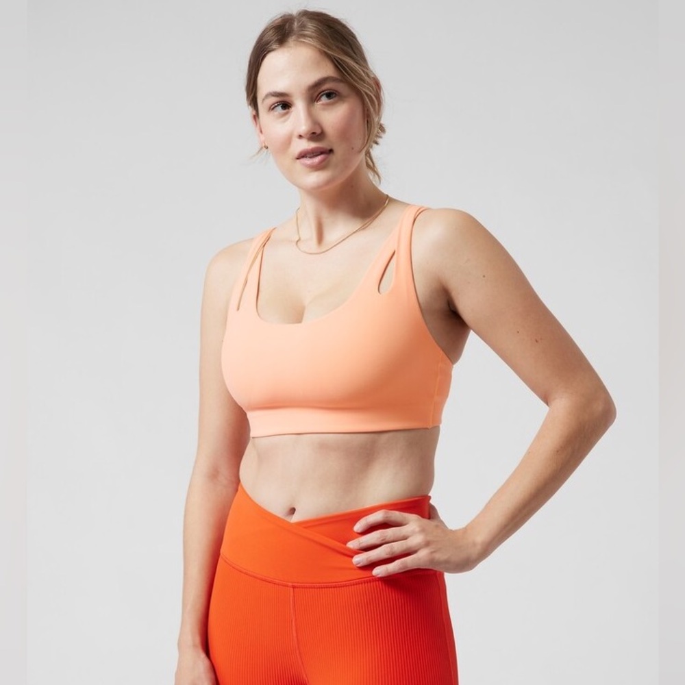 Athleta Orange Sports Bra